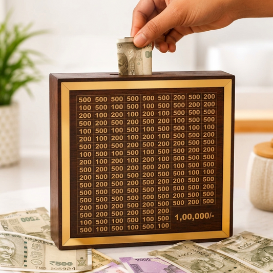 Wooden Money Saving Box | One Lakh Saving Box | Small Amount Becomes Big Savings