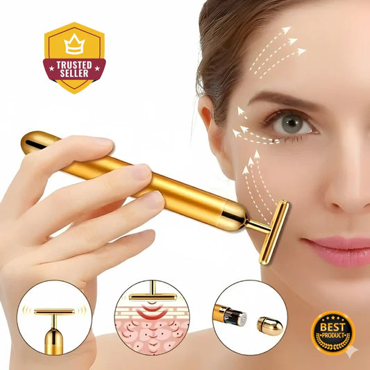 SkinAura Gold Facial Massager